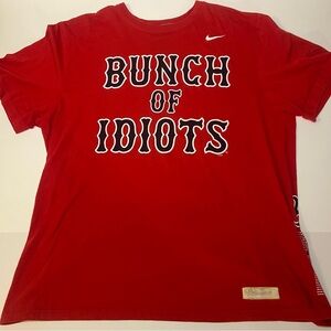 Boston RedSocks vintage Tshirt by Nike "Bunch of Idiots" sized XXL